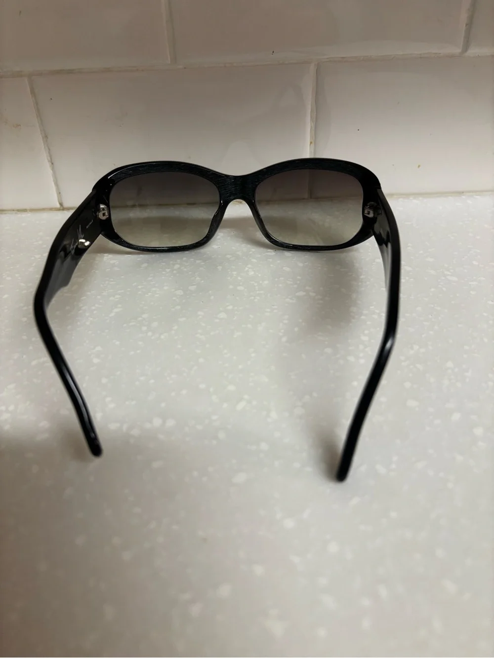 Francis Klein Eyeglasses Frames petite Made In France Swarovski Crystals Bluish